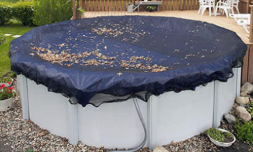 best way to take off above ground pool cover