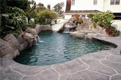 swimming pool landscaping ideas: pictures, backyard, rocks